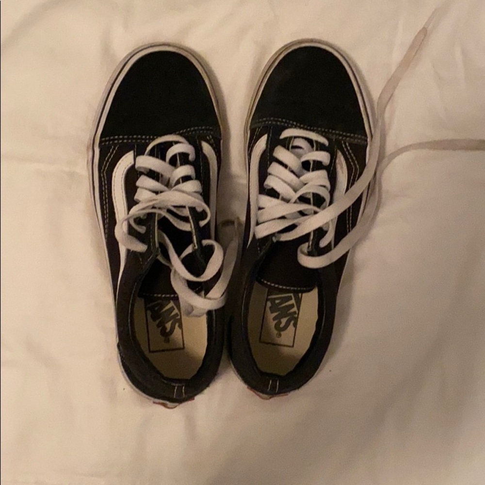 Black Lace Up Vans